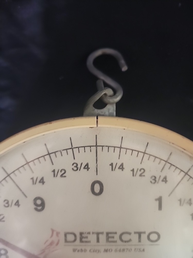Cardinal Detecto MCS-Series 20lb x 1oz Dial Hanging Scale