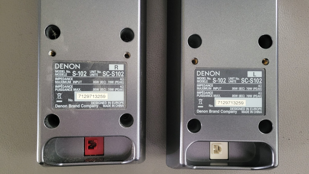 Denon S-102 Speaker Wired good replacement speakers