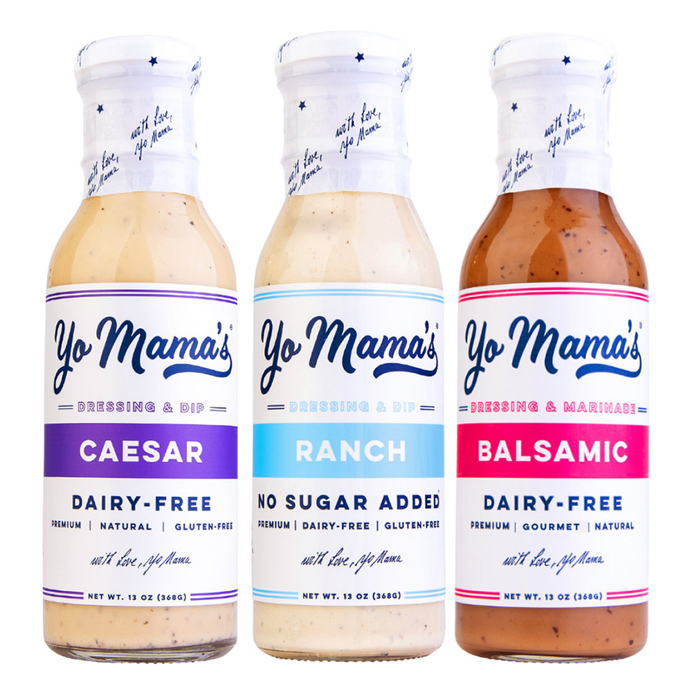 Yo Mama'S Dairy-Free Variety Dressing, 3-Pack