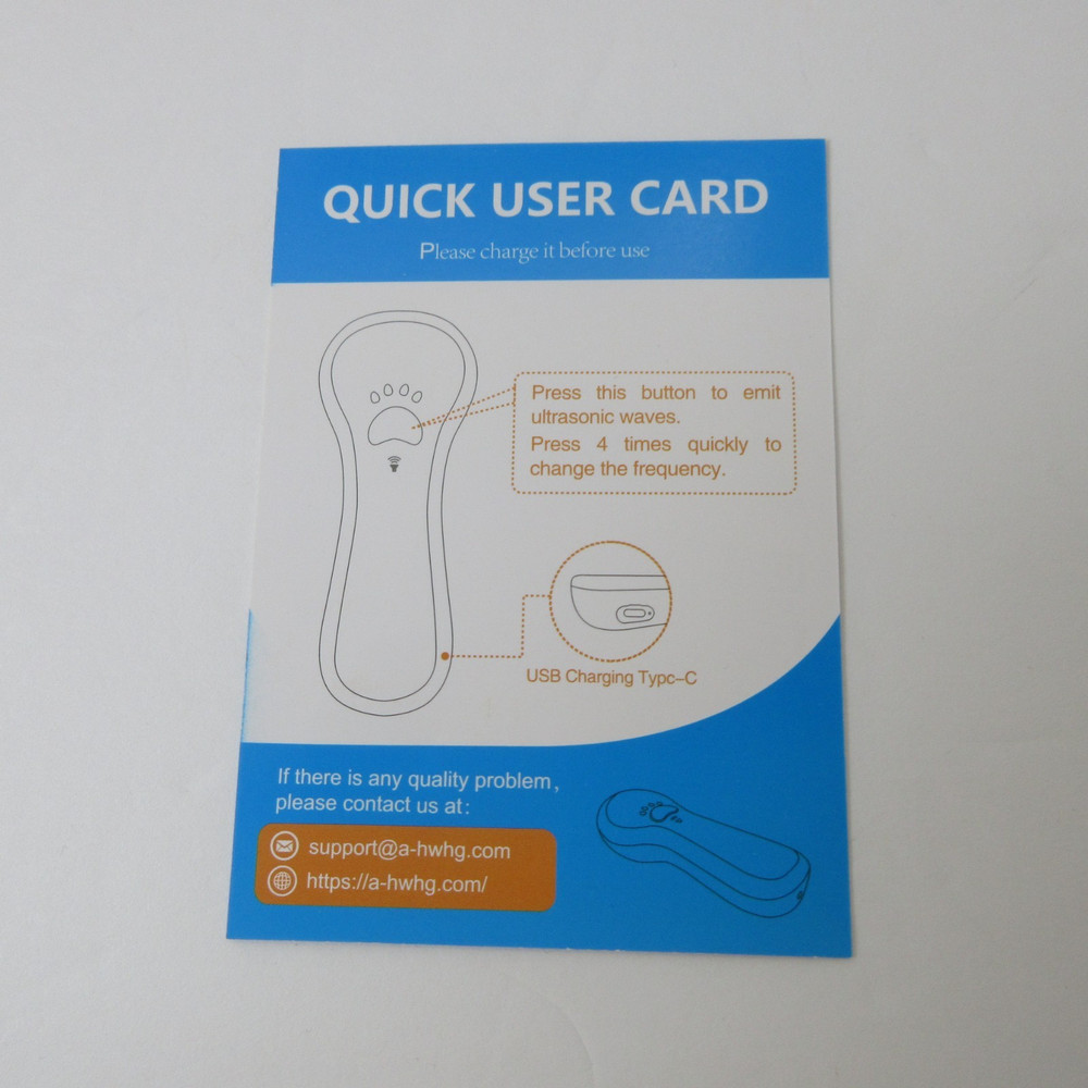 Handheld Ultrasonic Bark Control and Training Device Rechargeable Ultrasonic