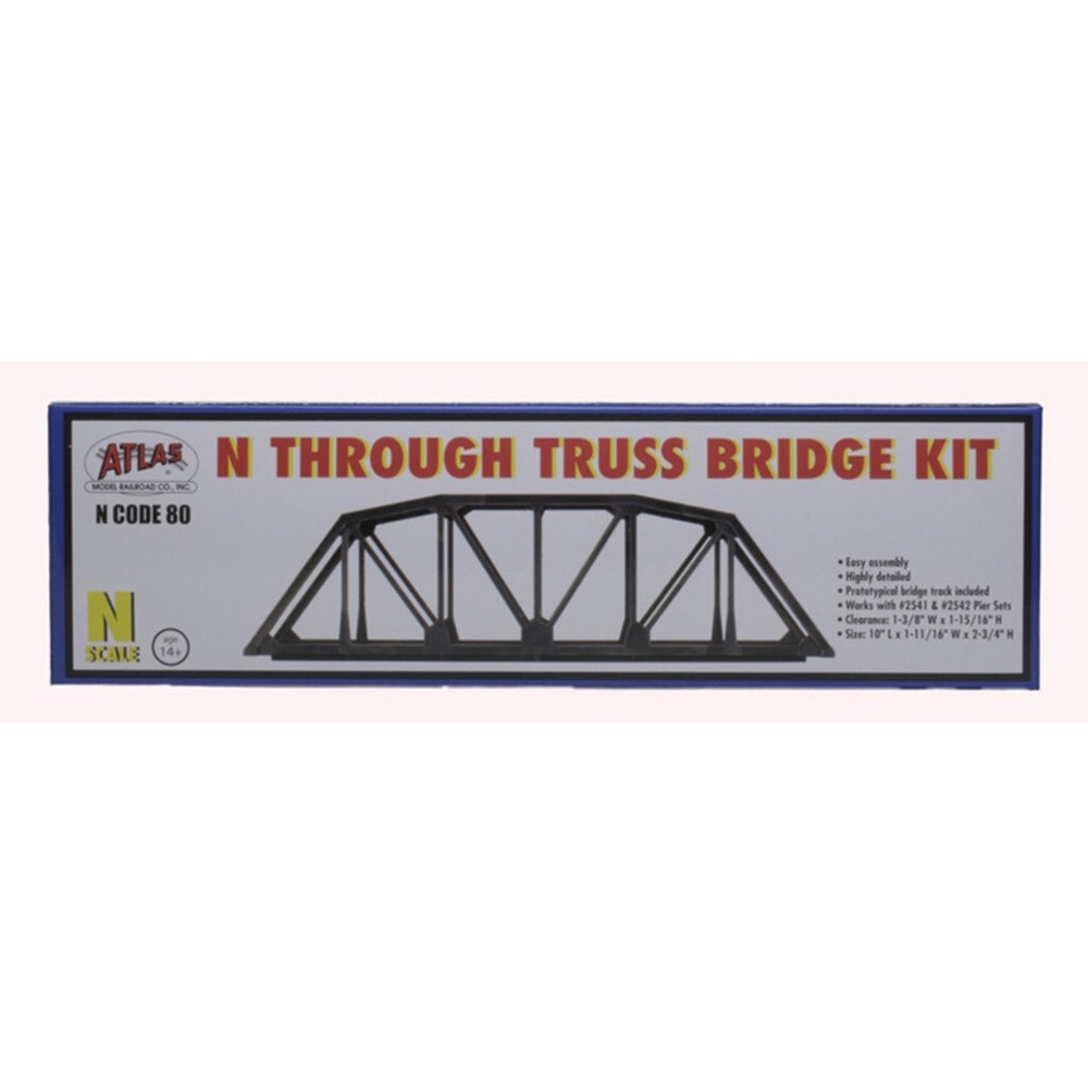 Atlas Trains 2571 N KIT Code 80 Through Truss Bridge Silver