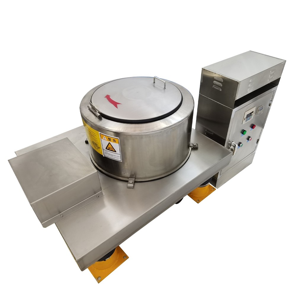 220V 1.5KW Industrial Hardware Solid Liquid Separator Iron Scrap Dehydrator