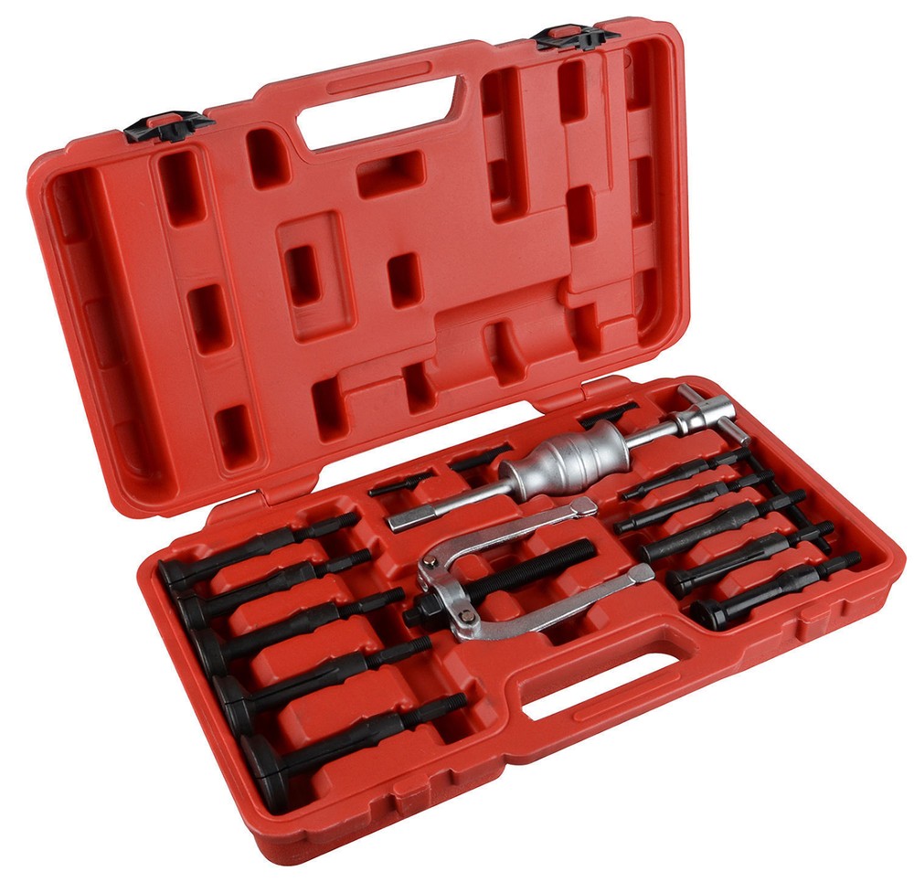 16PC BLIND HOLE PILOT BEARING PULLER INTERNAL EXTRACTOR REMOVAL SLIDE HAMMER SET