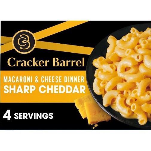 Cracker Barrel Macaroni & Cheese Dinner Sharp Cheddar 3 Pack
