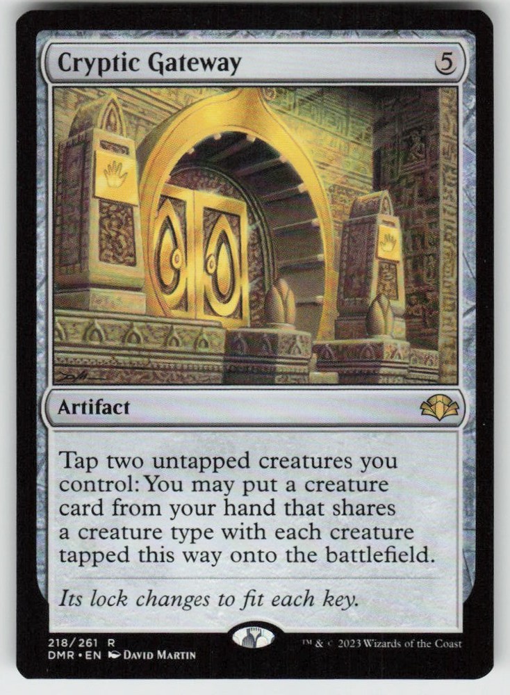 MP-01 Played Cryptic Gateway 218 Dominaria Remastered R