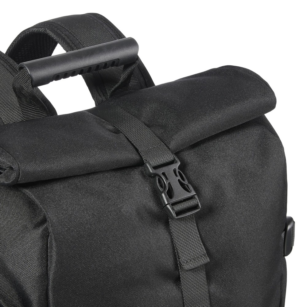 Triumph MLUA24002 - 25L Modern Classic Roll-Top Motorcycle Backpack Bag