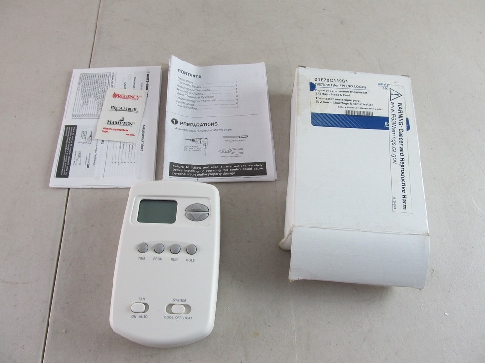 White-Rodgers 1E78-151 Digital 5/2 Day Programmable Vertical