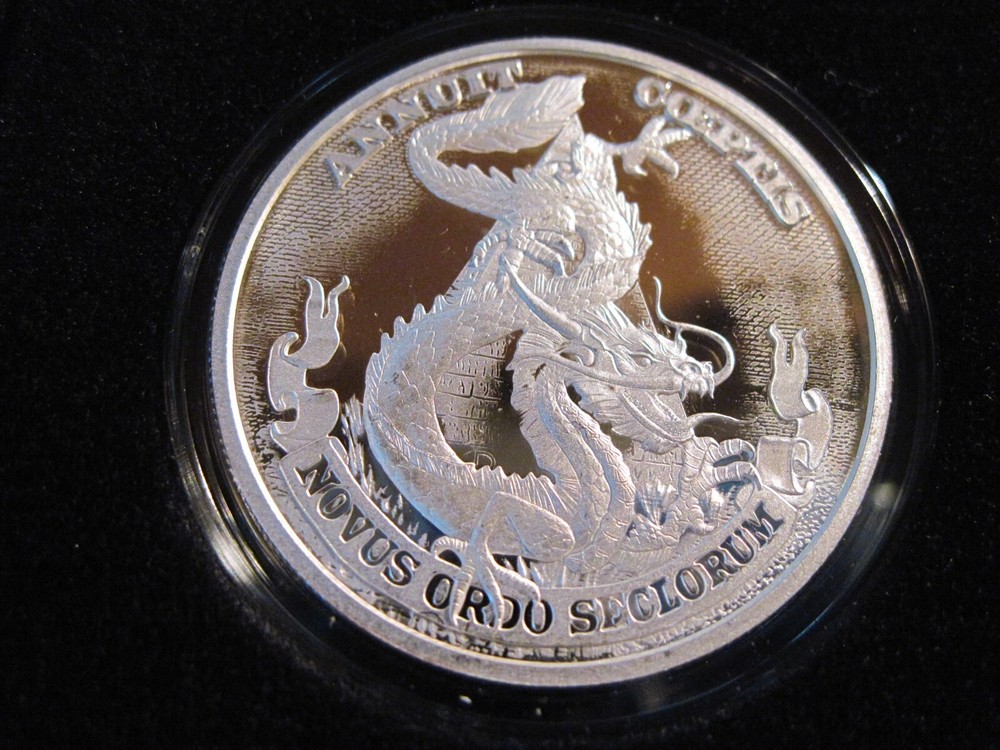 2017 DOLLAR DRAGON PROOF SILVER SHIELD
