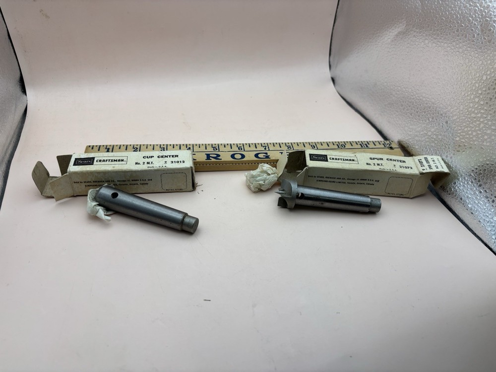 Sears Craftsman Spur & Cup Center #2 MT Lathe Tools