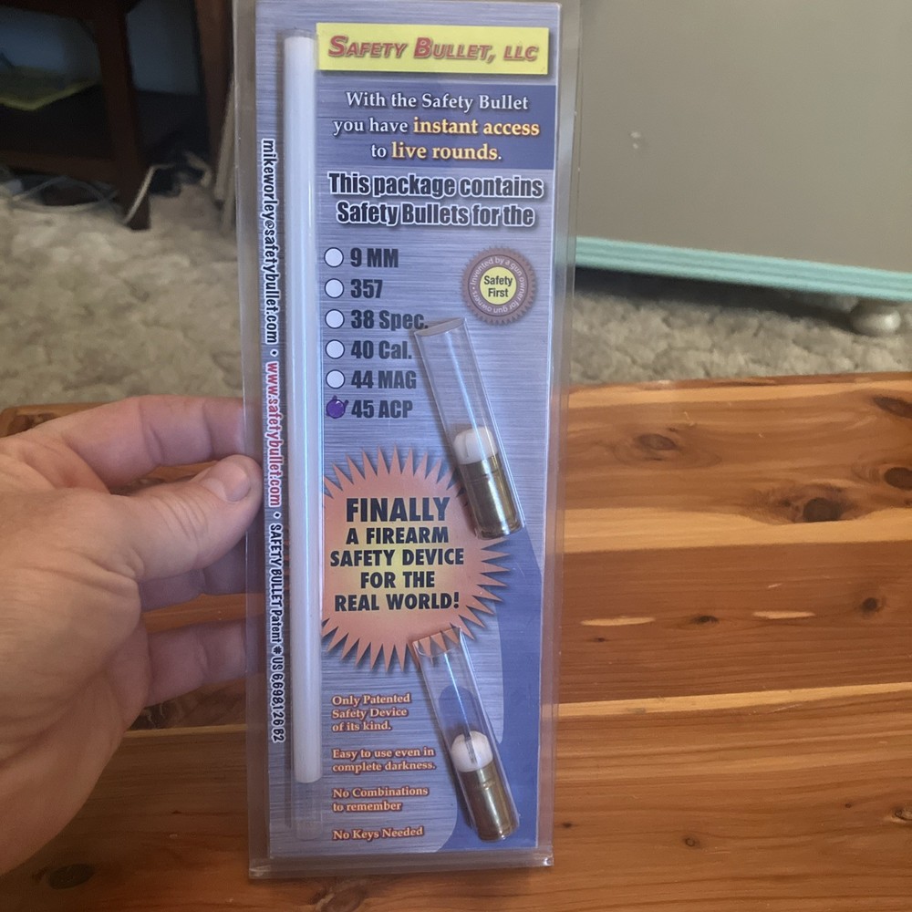 Safety Bullet LLC 45 ACP Safety Device