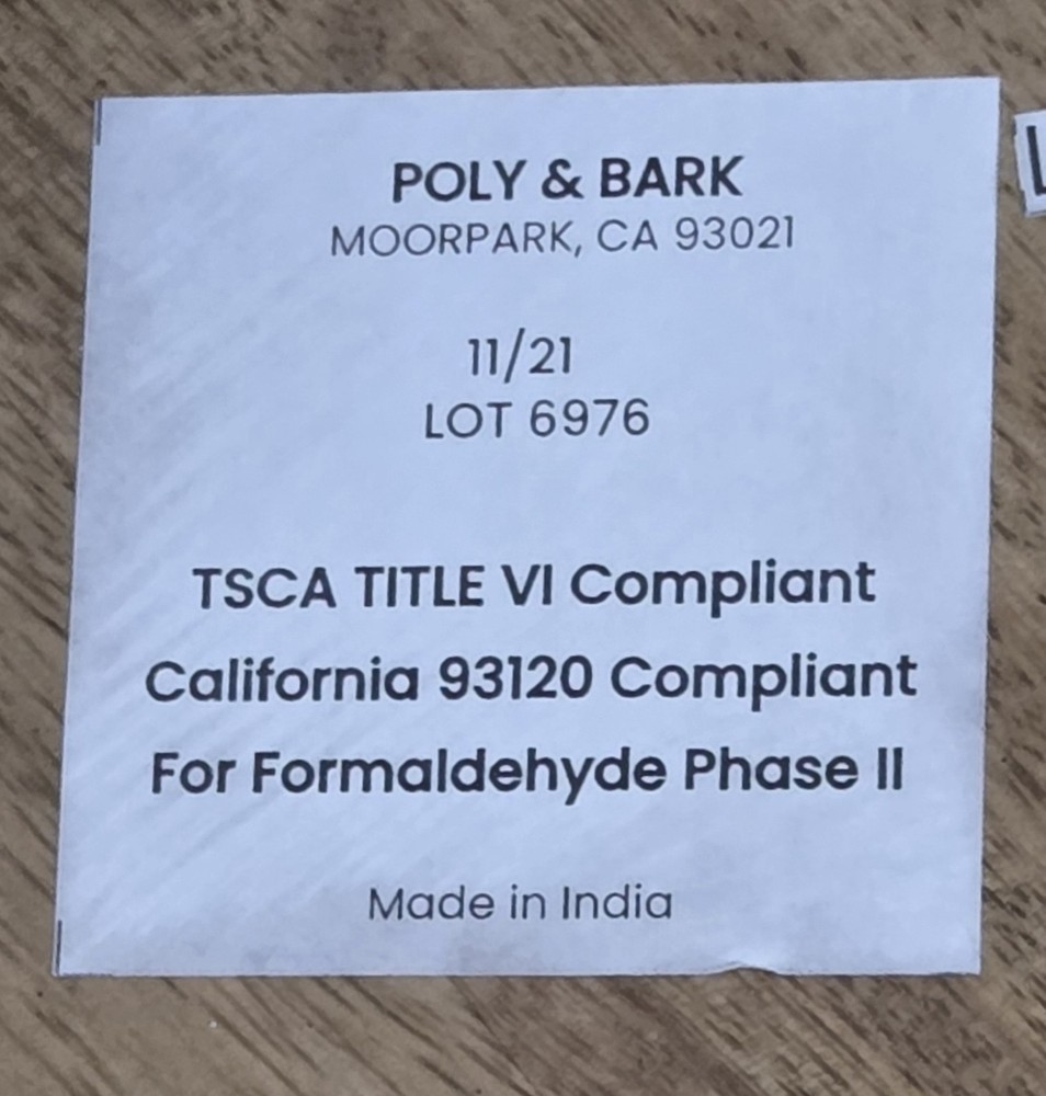 Poly & Bark Marquisa Mango Wood 20" Round Side Table