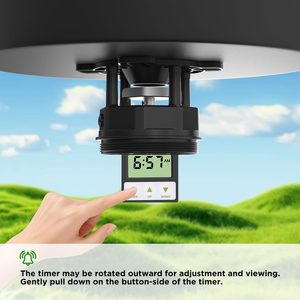 Deer Feeder Kit,Motor and Timer Kit with Programable Digital Timer,Up to 4 Fe...