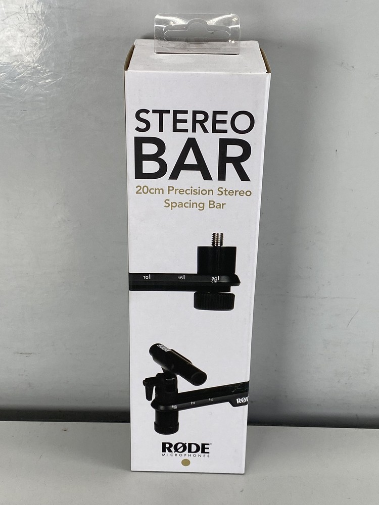 RODE Stereo Bar Dual Microphone Mount- Black