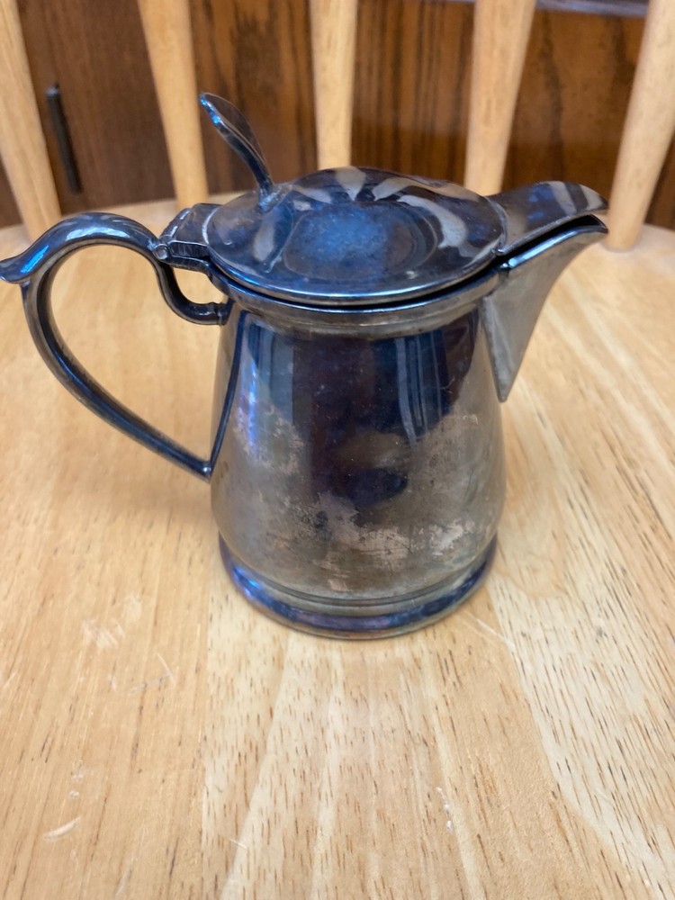silver-plated creamer pitcher, Continental Mfg. Co