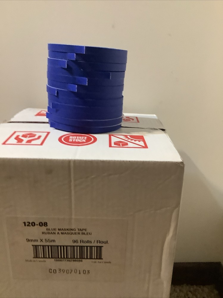 Cantech 3/8/ Or 9MM Blue Masking Tape High Temp 24 Rolls
