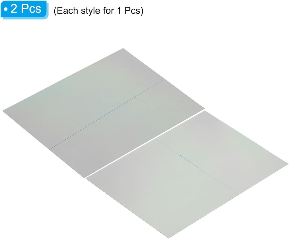 PATIKIL 9.7" Polarized Film Sheets, 2 Pack Adhesive Polarizer Linear Polarizing