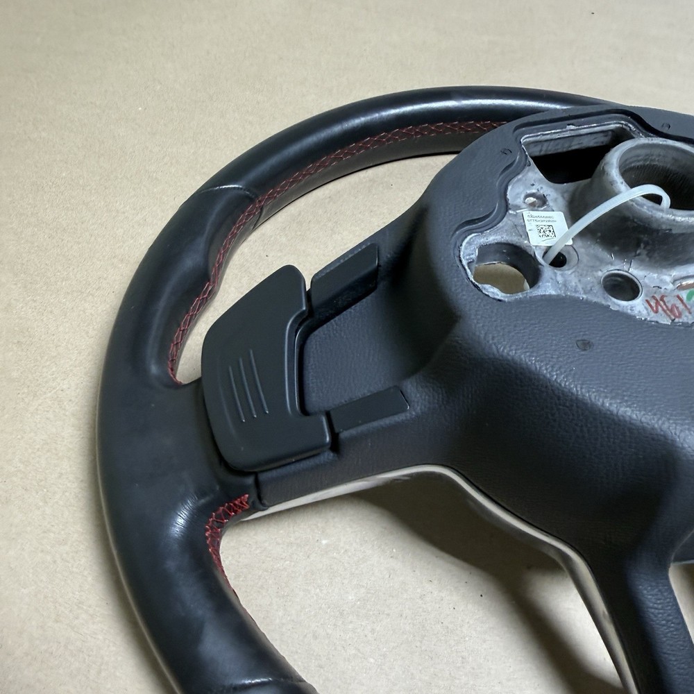 2015-2017 MK7 VW GTI Steering Wheel Manual BLK Leather Multi Function OEM