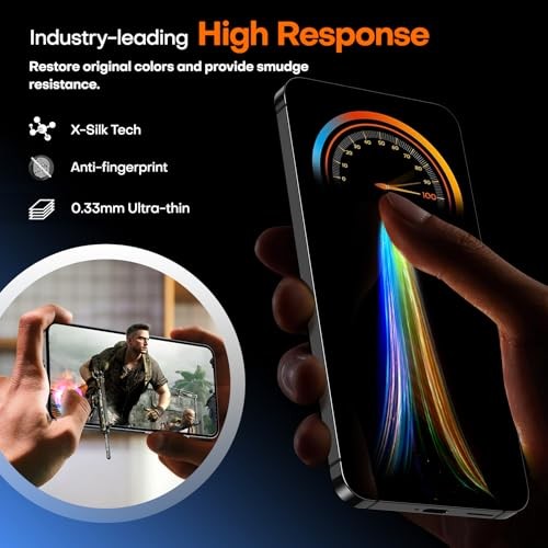2 Pack for Samsung/S25+ Screen Protector Tempered Galaxy S25 Plus Clear