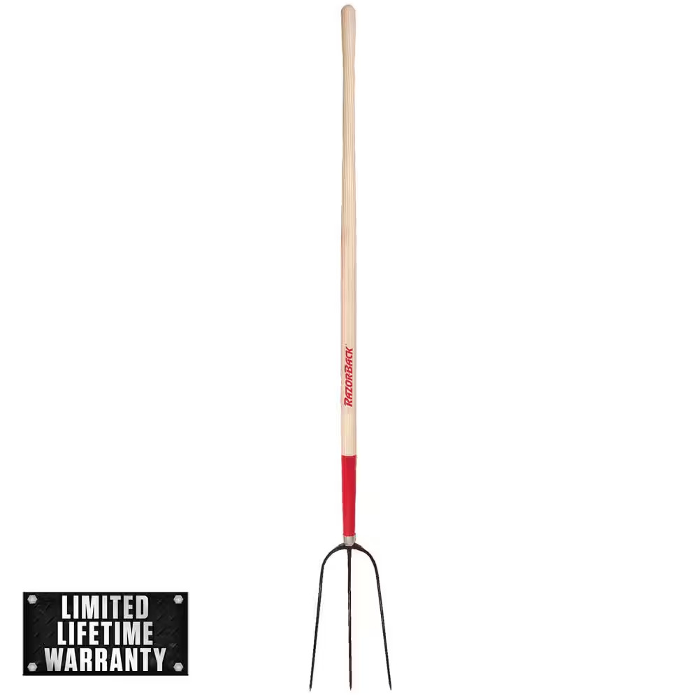 3-Oval Tine Hay Fork