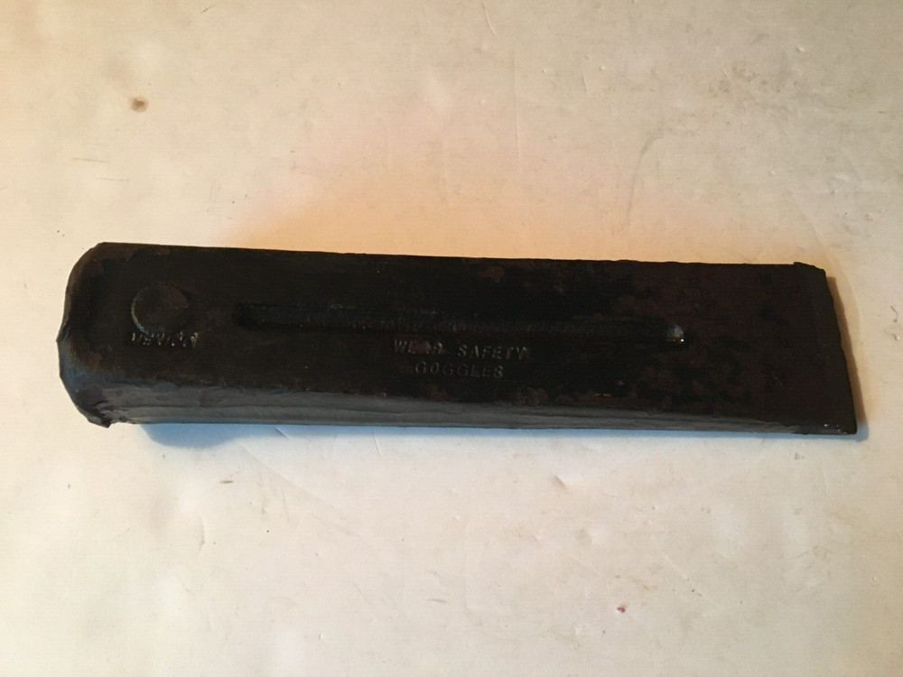 Cast Iron Splitting Wedge 4 lb Stamped Mexico