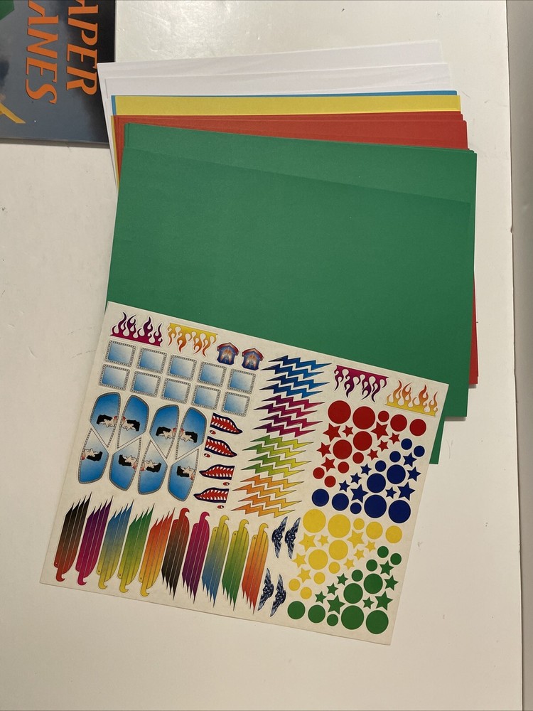 Paper Airplane Book & Kit by Mudd Puddle - New but without Box