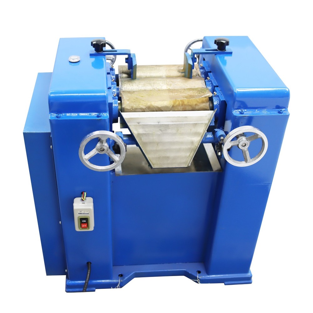 Three Roll Grinding Mill Grinder 220V 3PH Lab Electric Ointment Milling Machine