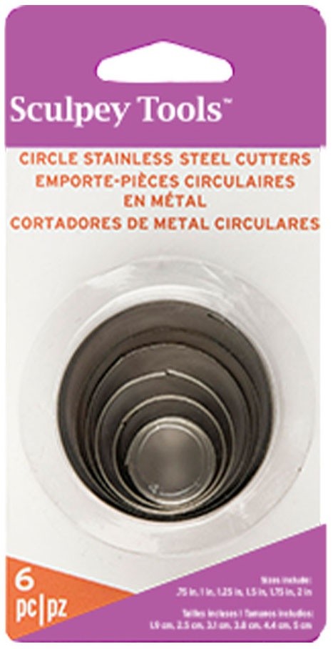 Premo Sculpey Graduated Cutter Set 6/Pkg Circle