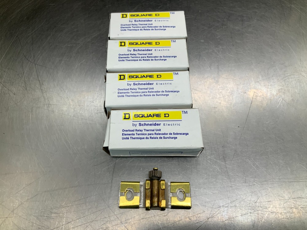(4) Square D B4.14 Overload Relay Thermal Unit