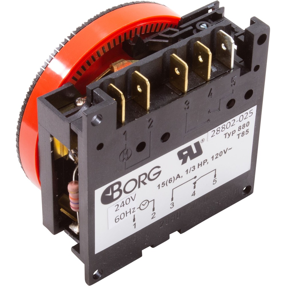 Timer, Diehl, SPDT, Panel Mount, 230v, 24hr