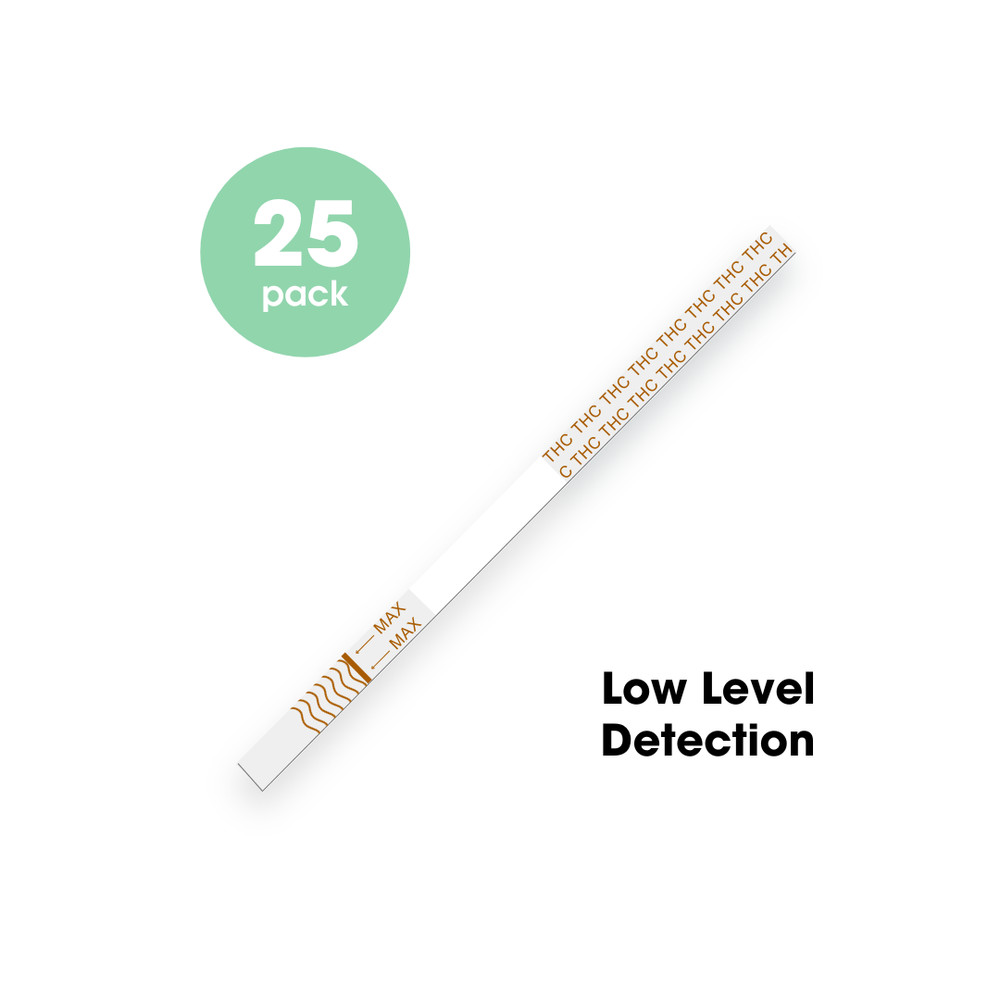Utest *Exclusive* THC 15 ng/mL Strips – Marijuana Low Level Detection (25 Pack)