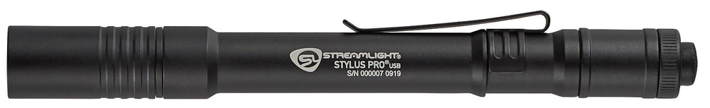 Streamlight Stylus Pro® USB LED Penlight Flashlight Black 66134