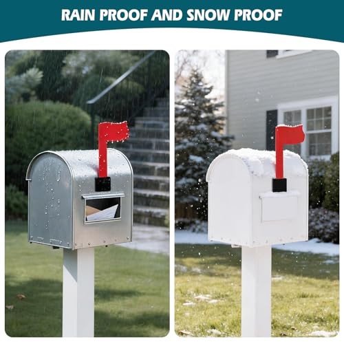 Universal Mailbox Flag Replacement Kit for Post Mount & Wall Mount Mailboxes, 1