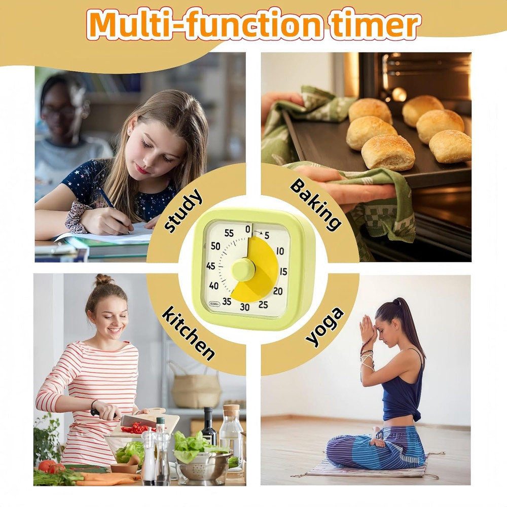 Visual Timer for Kids Timer Home - 60 Minute Kids Visual Timer for Classroom Hom