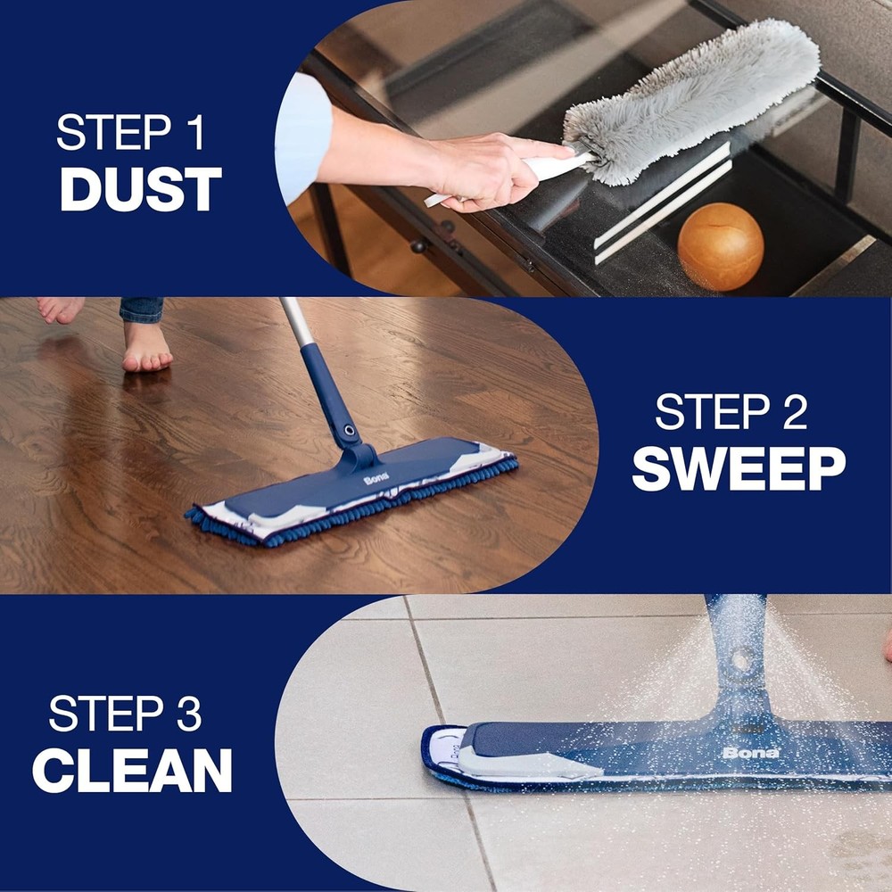 Premium Motion Multi-Surface Floor Spray Mop - Includes Multi-Surface Floor