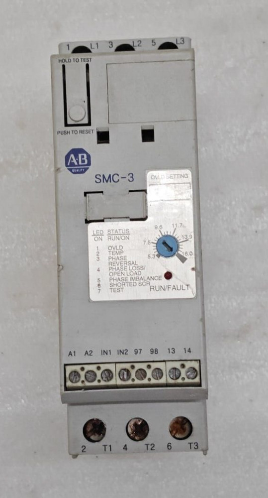 ALLEN BRADLEY SOFT STARTER 150 C16NBD SMART MOTOR CONTROLLER  REV A. 16A
