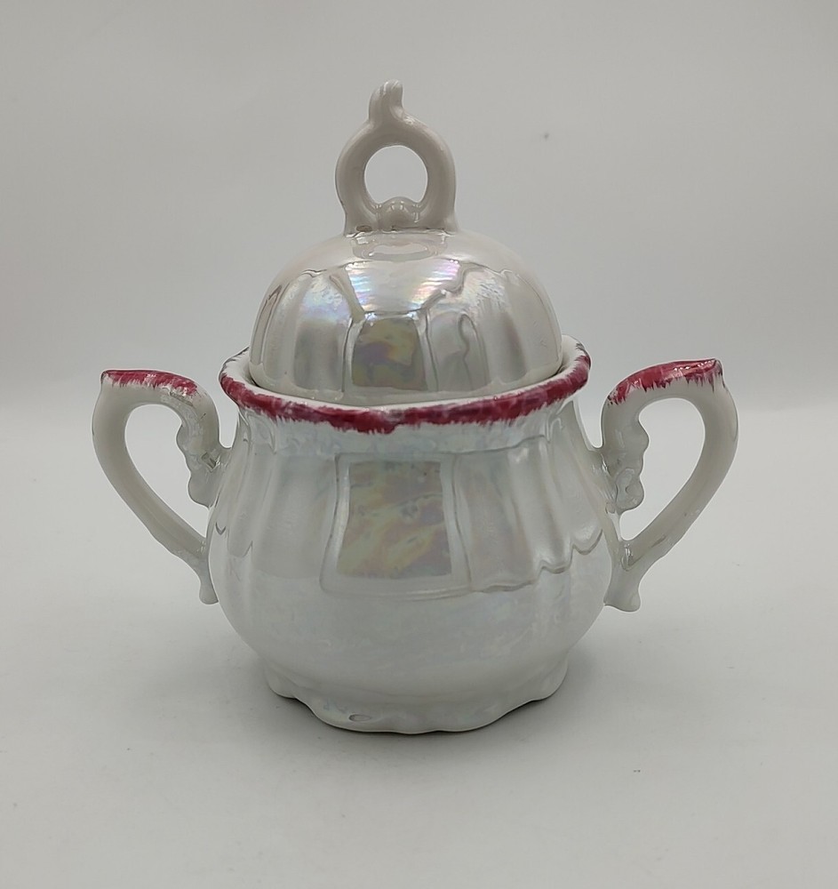 Japan Opulescent Lusterware Sugar Bowl with Lid Replacement