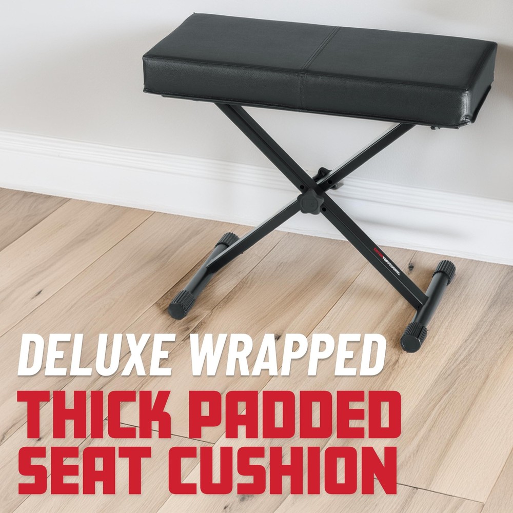 Frameworks Adjustable X-Frame Style Keyboard Bench, (GFW-Key-BNCH-1)