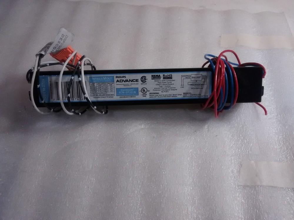 Philips Advance ICN-1P32-N Fluorescent Ballast - Fast Ship