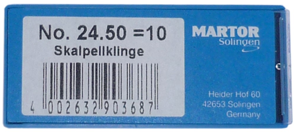 Rounded Scalpel Blades - German-Made Quality (10 pack)