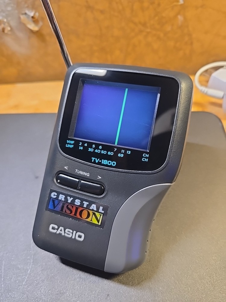 Casio TV-1800B Crystal Vision Portable LCD TV