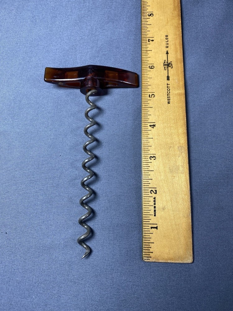 Vintage MCM Bakelite Corkscrew Wine Bottle Opener