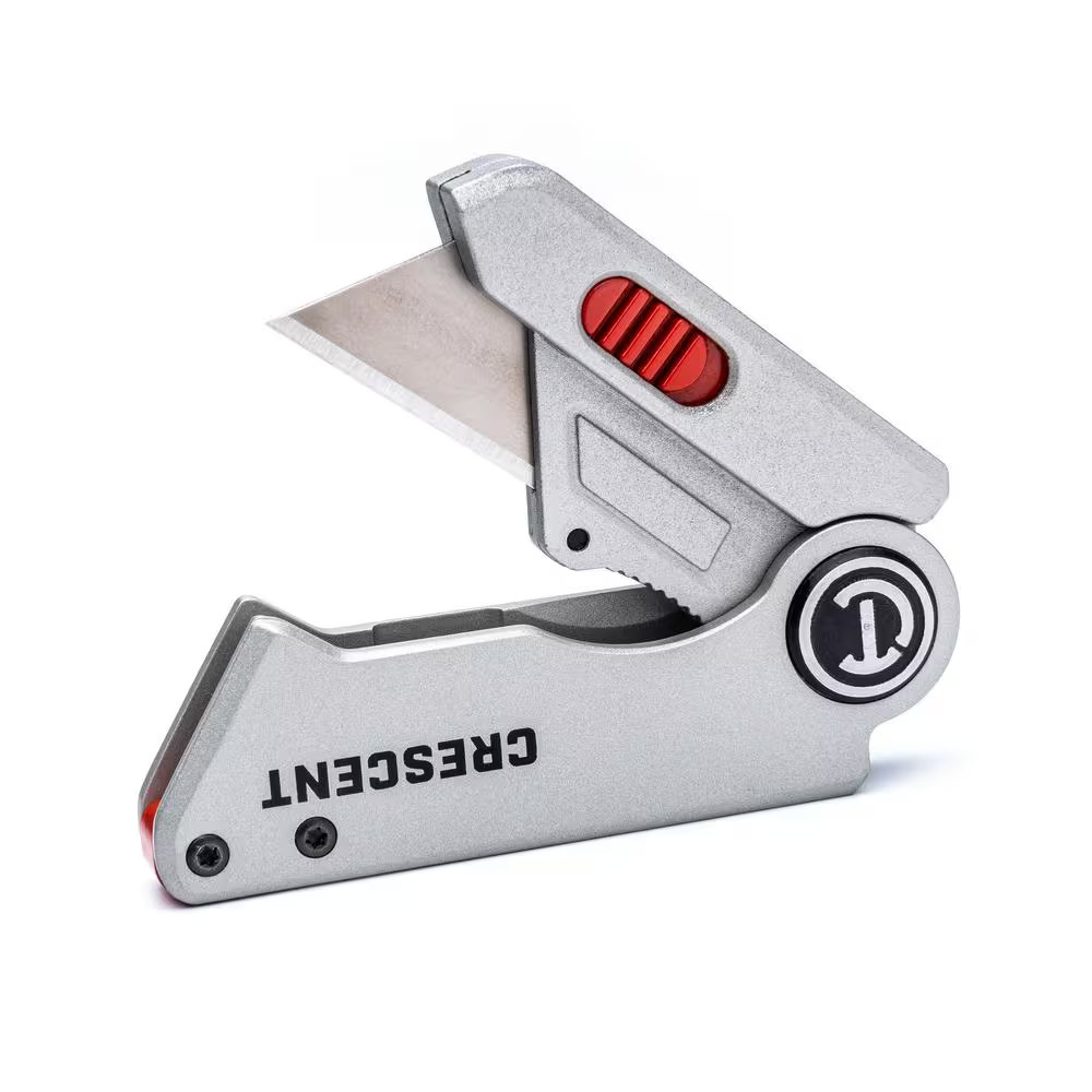 Compact Folding Utility Knife with Quick Change Blade