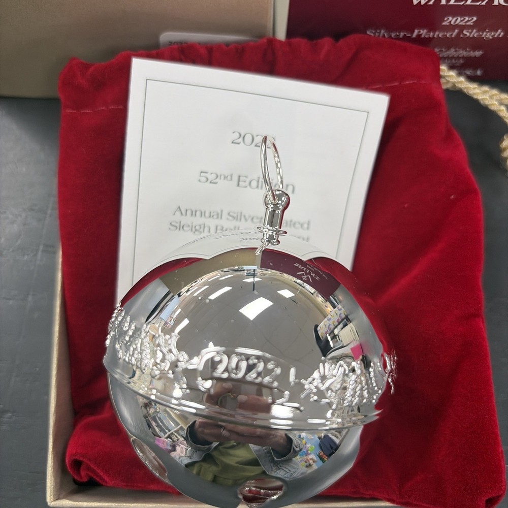 Wallace 2022 Silver Plated Sleigh Bell