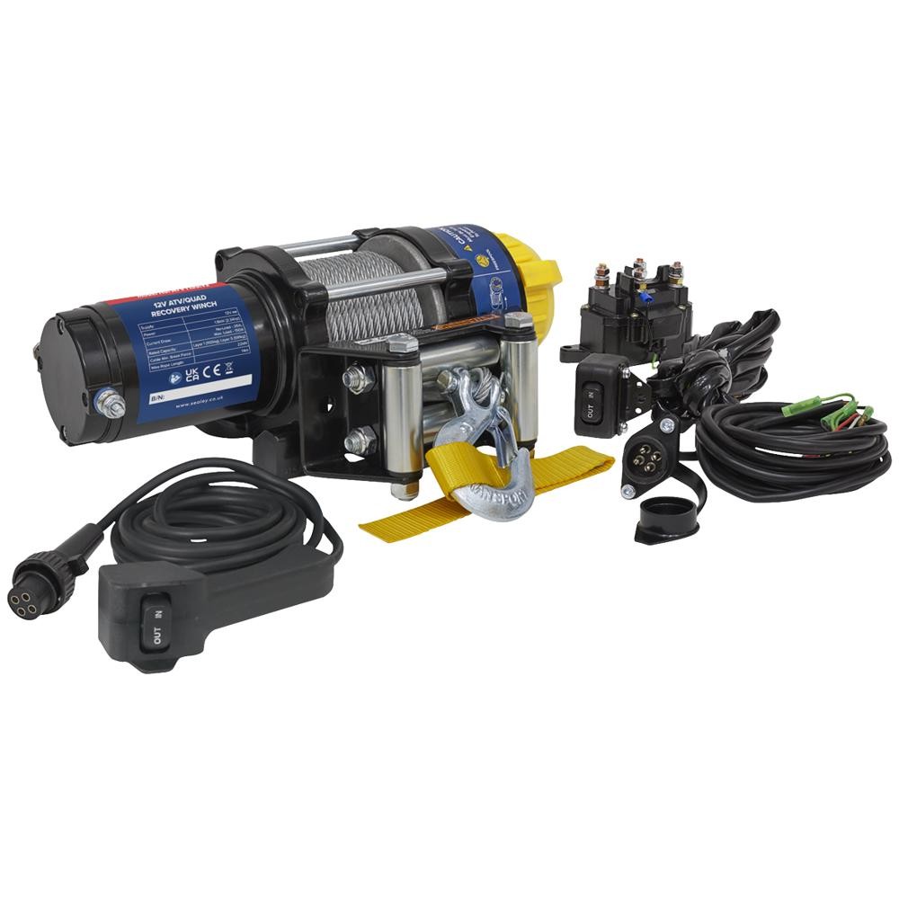 Sealey Recovery Winch 1135kg Pulling Capacity 12v