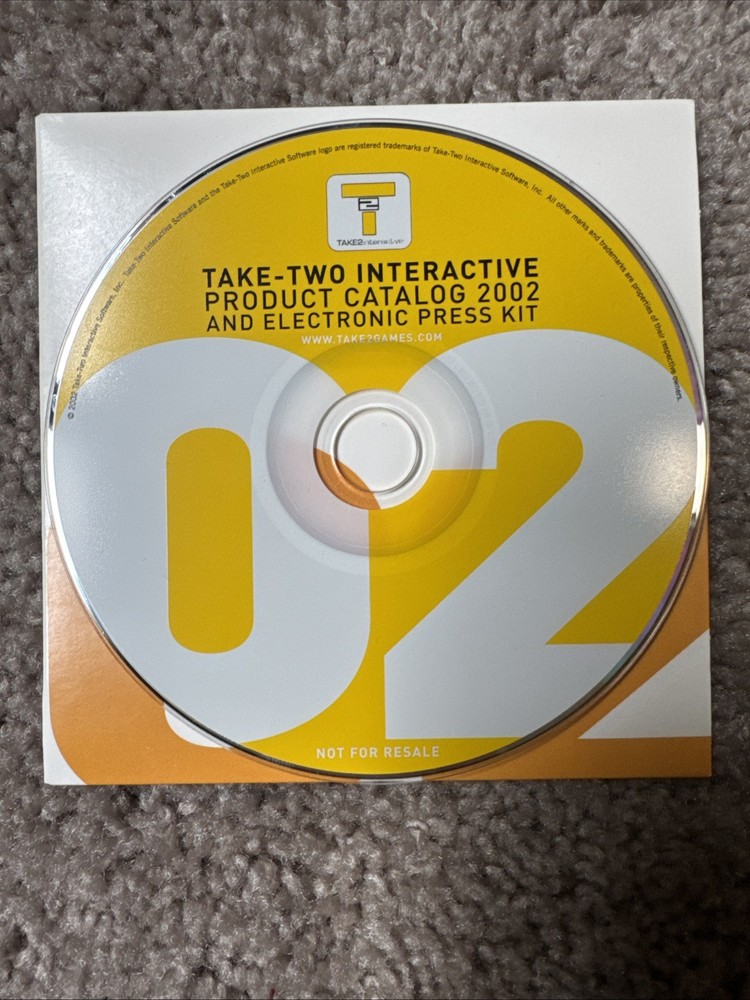 Take-Two interactive Product Catalog And press kit 2002