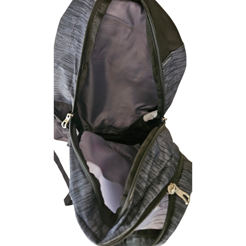 Adidas Backpack Black Blue Grey Heather Pattern everyday backpack