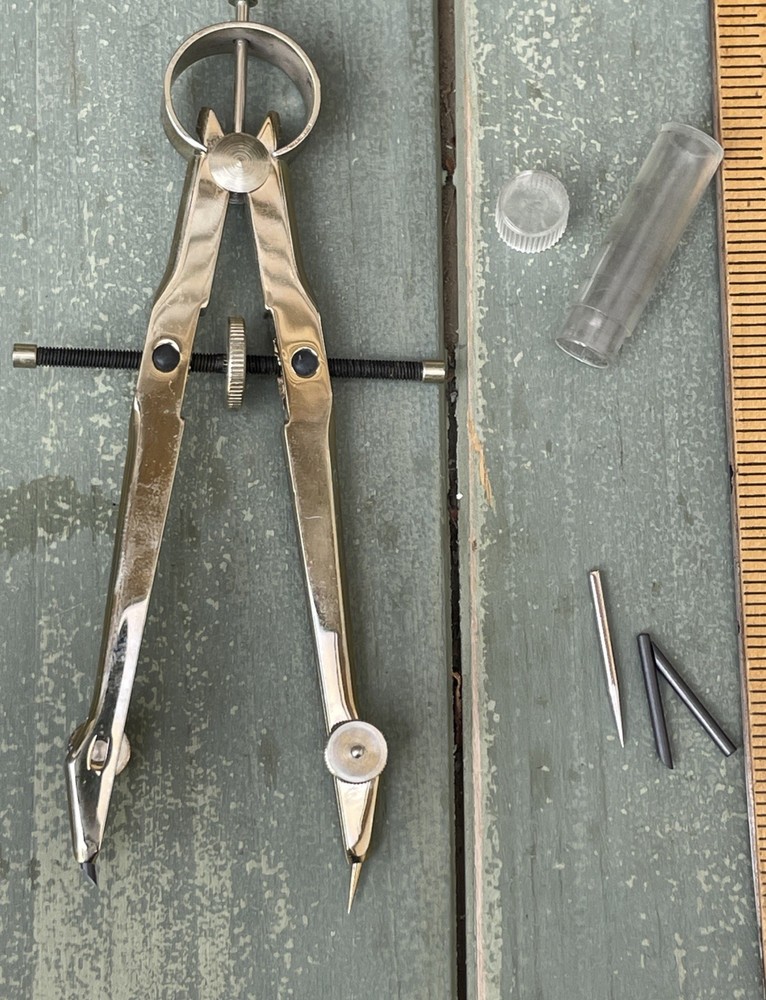 VINTAGE DICK BLICK DRAFTING CALIPER / COMPASS - MADE IN GERMANY