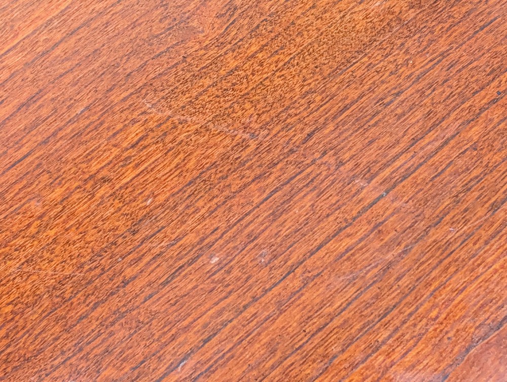 Vtg Thomasville Queen Anne Cherry Console Table, Brass Chippendale Pulls