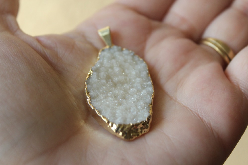 Druzy Pendant from Brazil R178