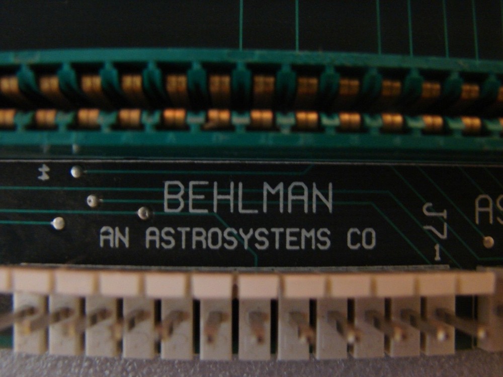 Behlman Assy 106-950-000
